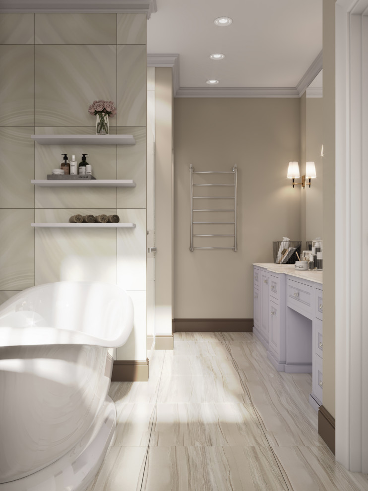 Двухуровневая квартира для пары со взрослым сыном