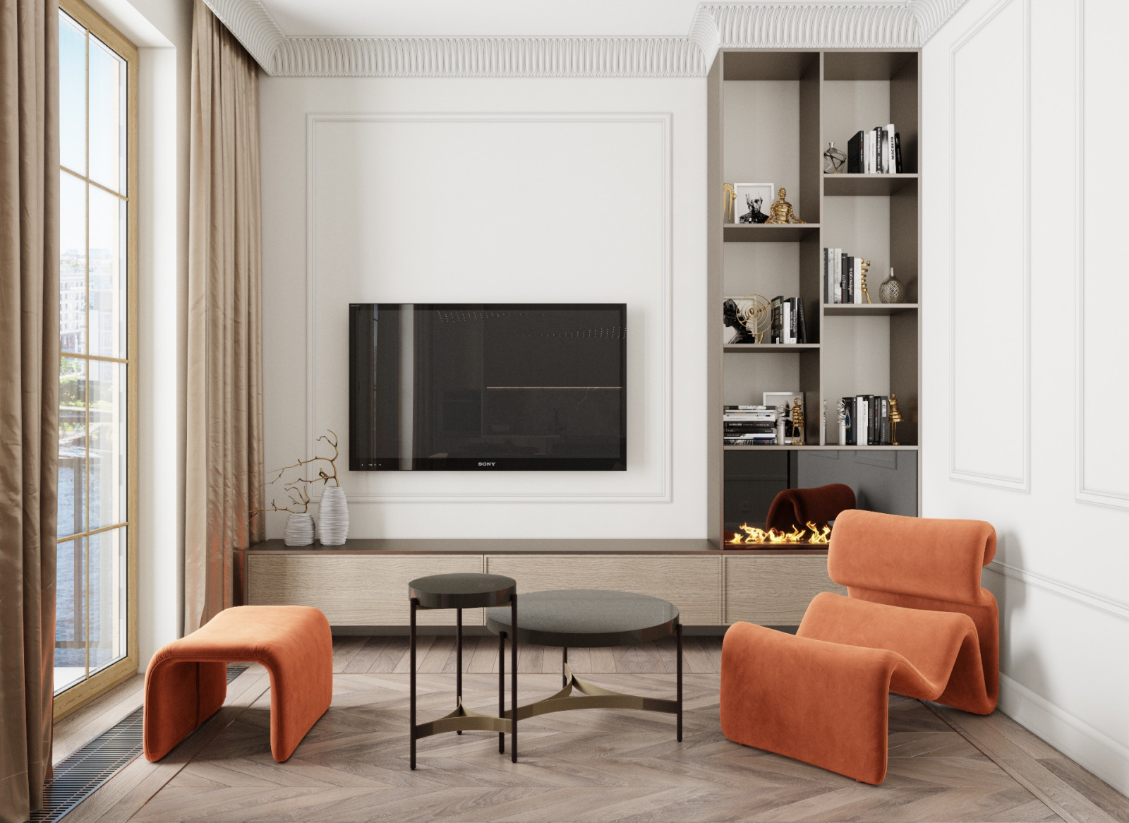 Кухня гостиная