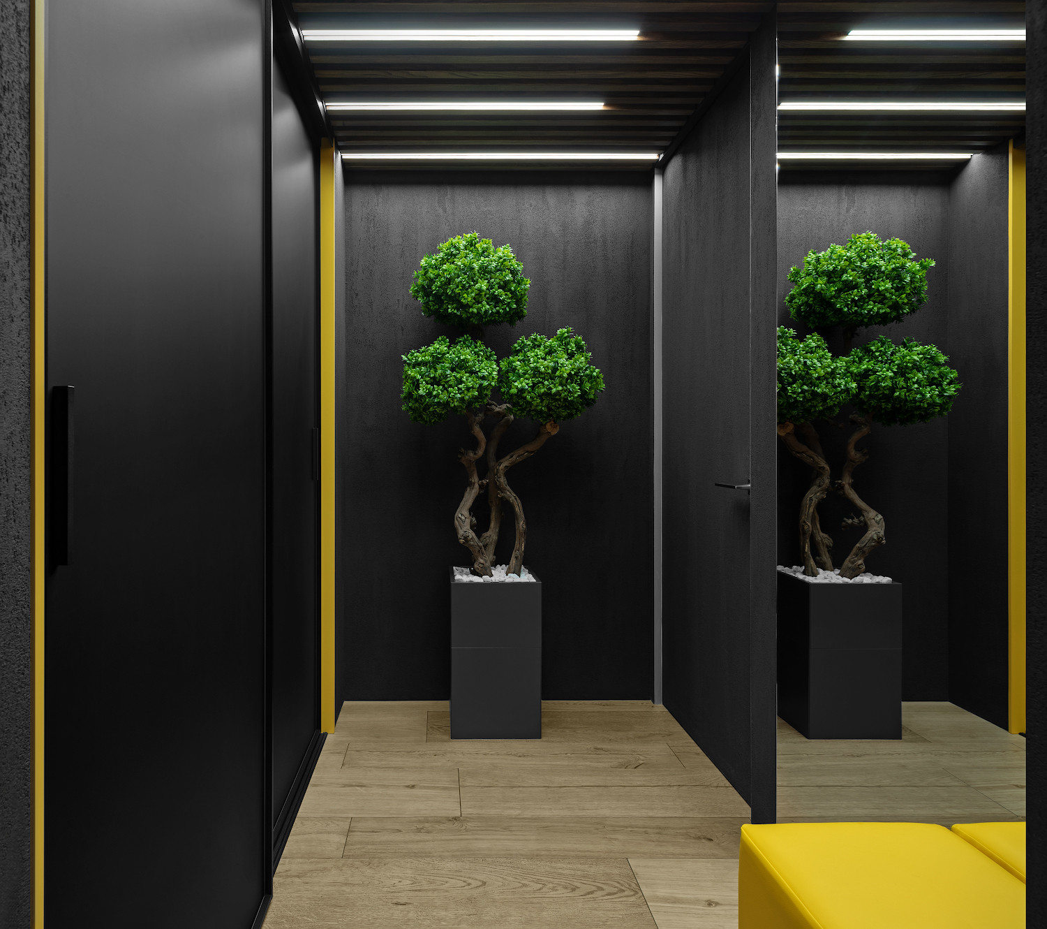 Black mood. Realization