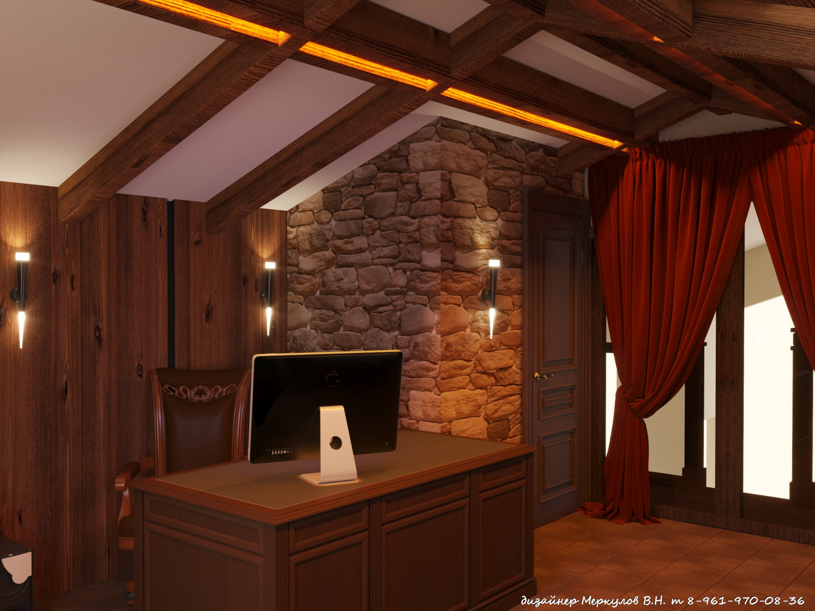 Дизайн проект кабинета №1