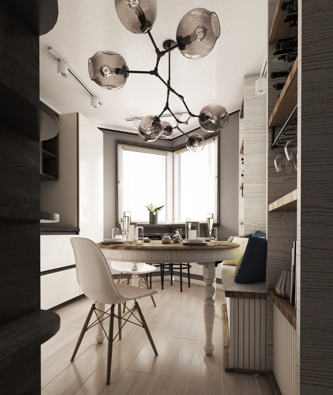 Стильная кухня для хирурга, жк Царская площадь