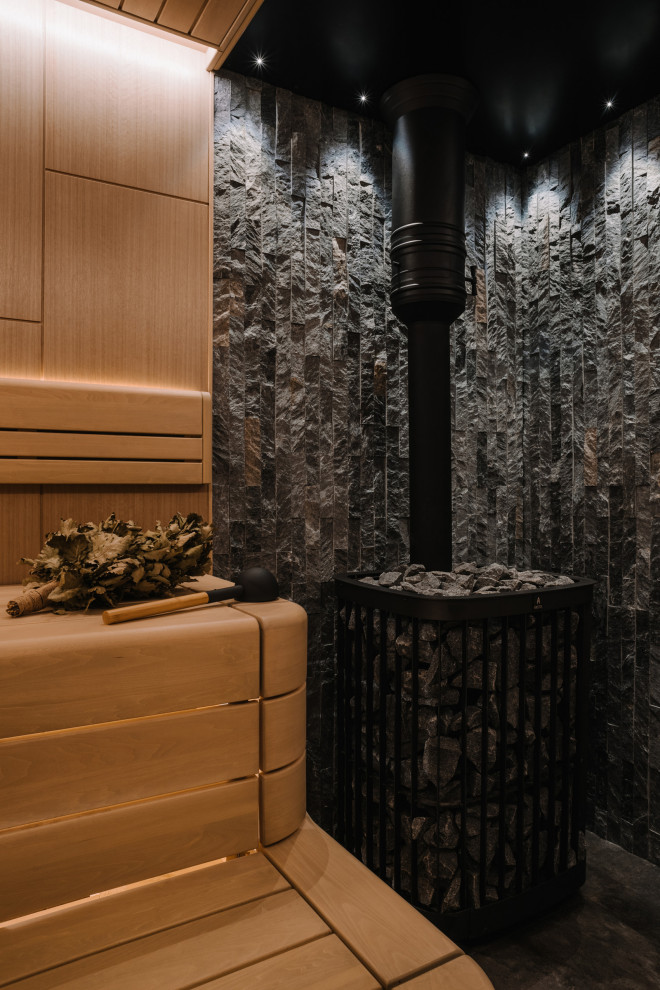 Дровяная Печь - Kastor SAGA с выносной топкой.