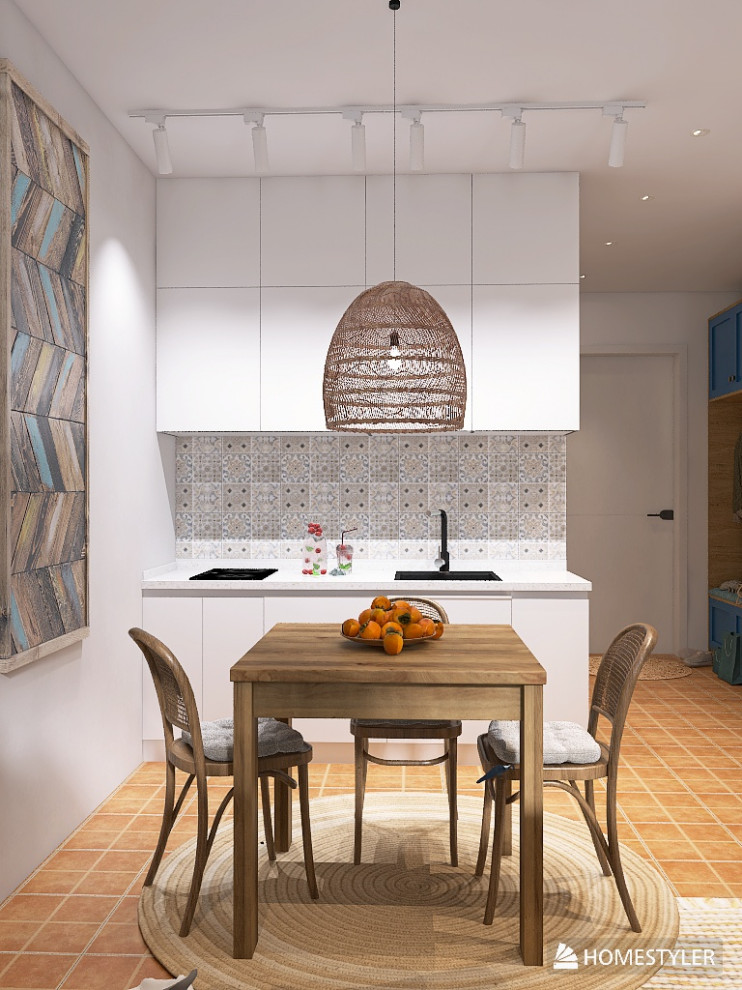 Студия в средиземноморском стиле