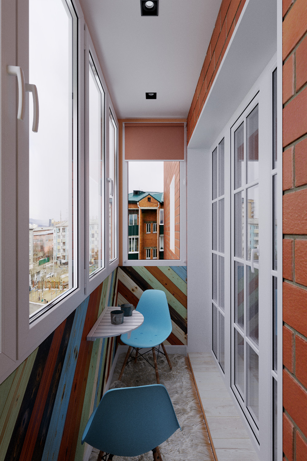 Дизайн-проект квартиры в стиле "эклектика"