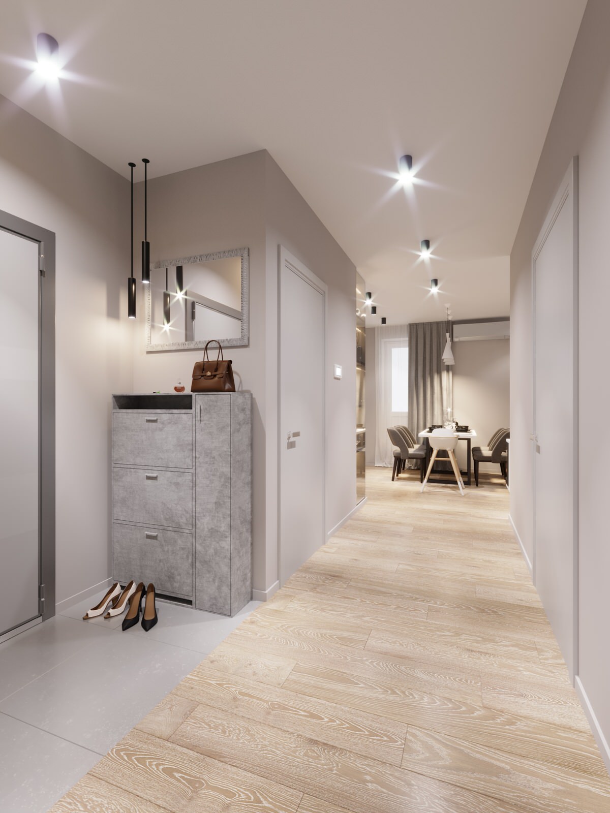 интерьер квартиры 72 квм. г. Новосибирск