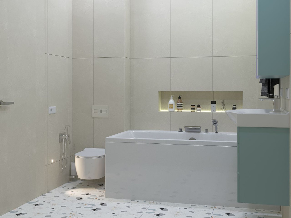 Обложка проекта: ванная комната 6кв.