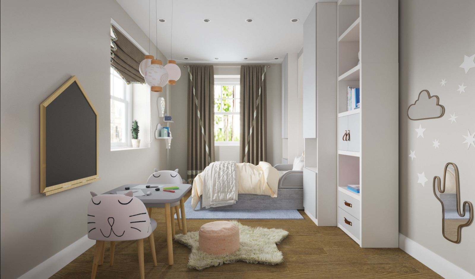 Комната для девочки 5 лет