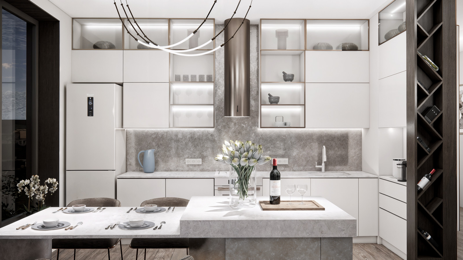 Варианты концепции дизайн-проекта квартиры