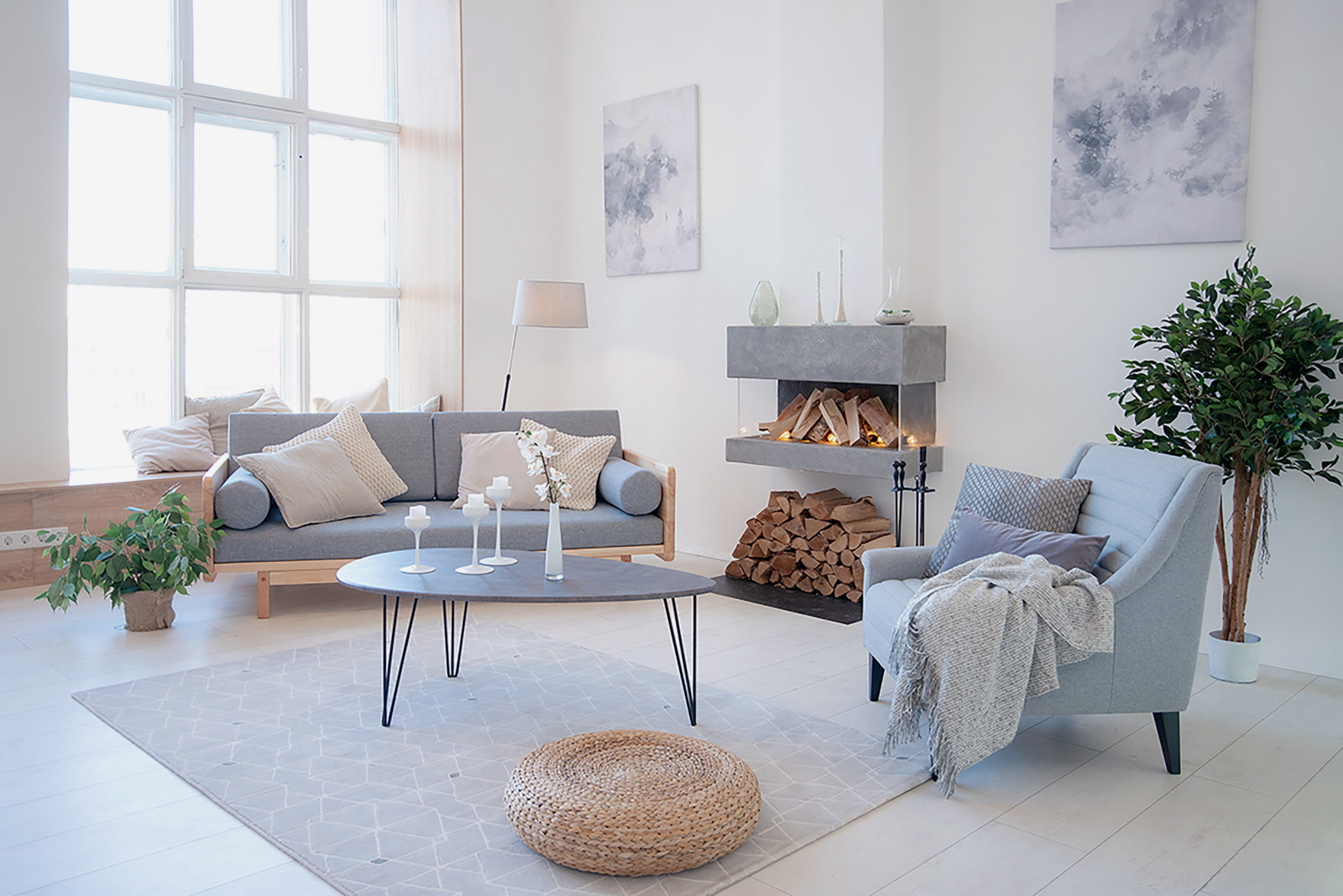 Обложка проекта: The Element interior design | decorative white space