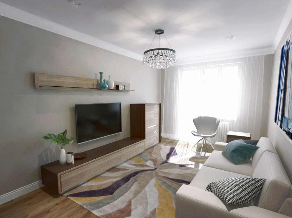 Обложка проекта: Гостиная в типовом доме