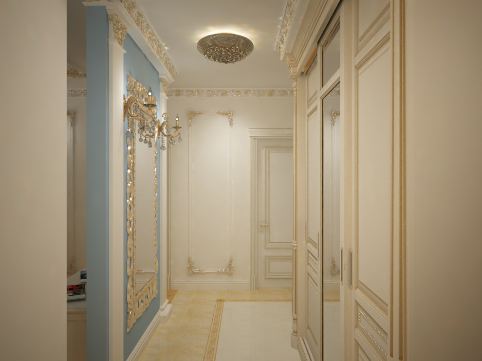 Обложка проекта: Трехкомнатная квартира в ЖК "Орехово-Борисово" г. Москва