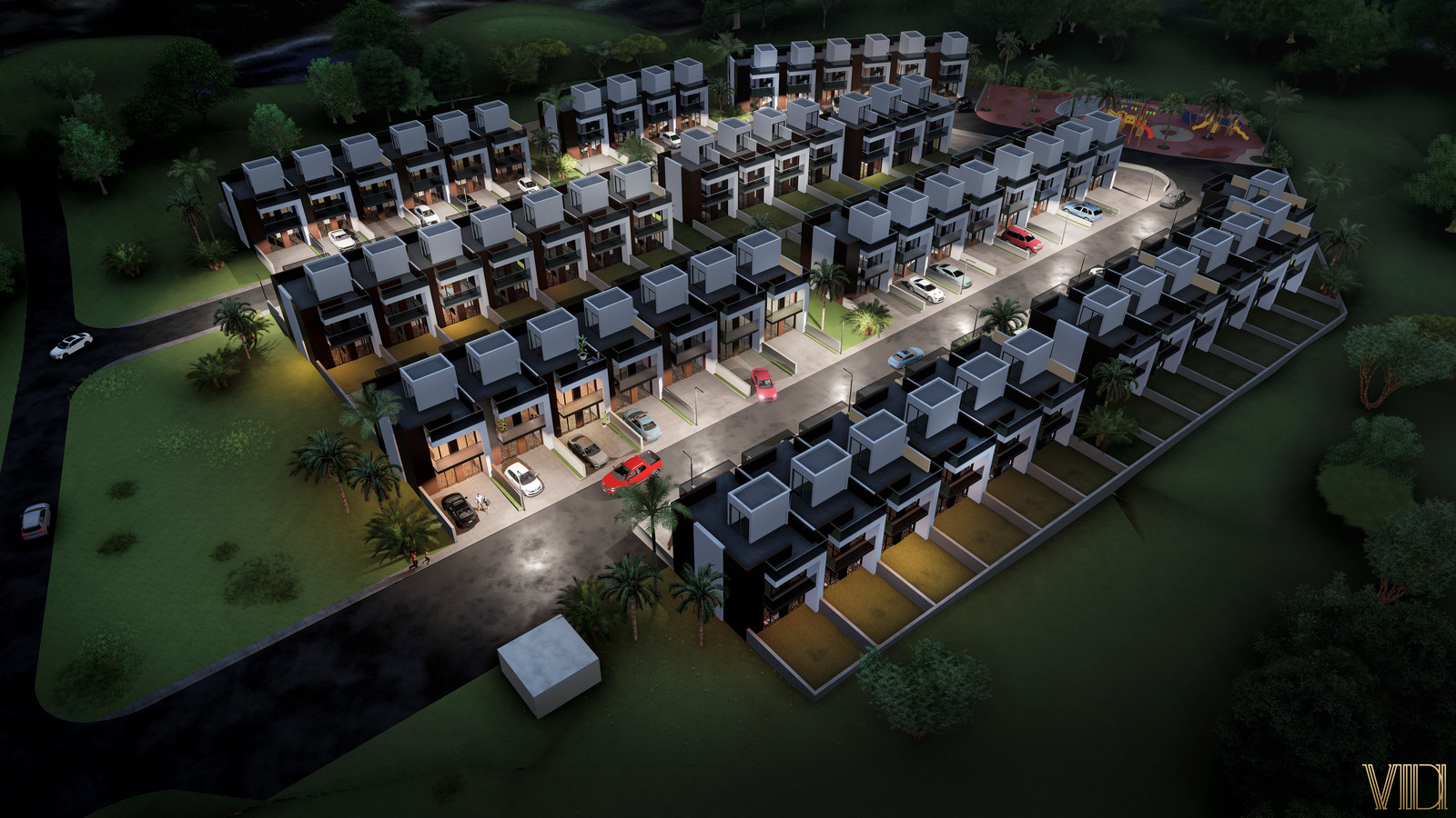 Визуализация Посёлка в г.Сочи