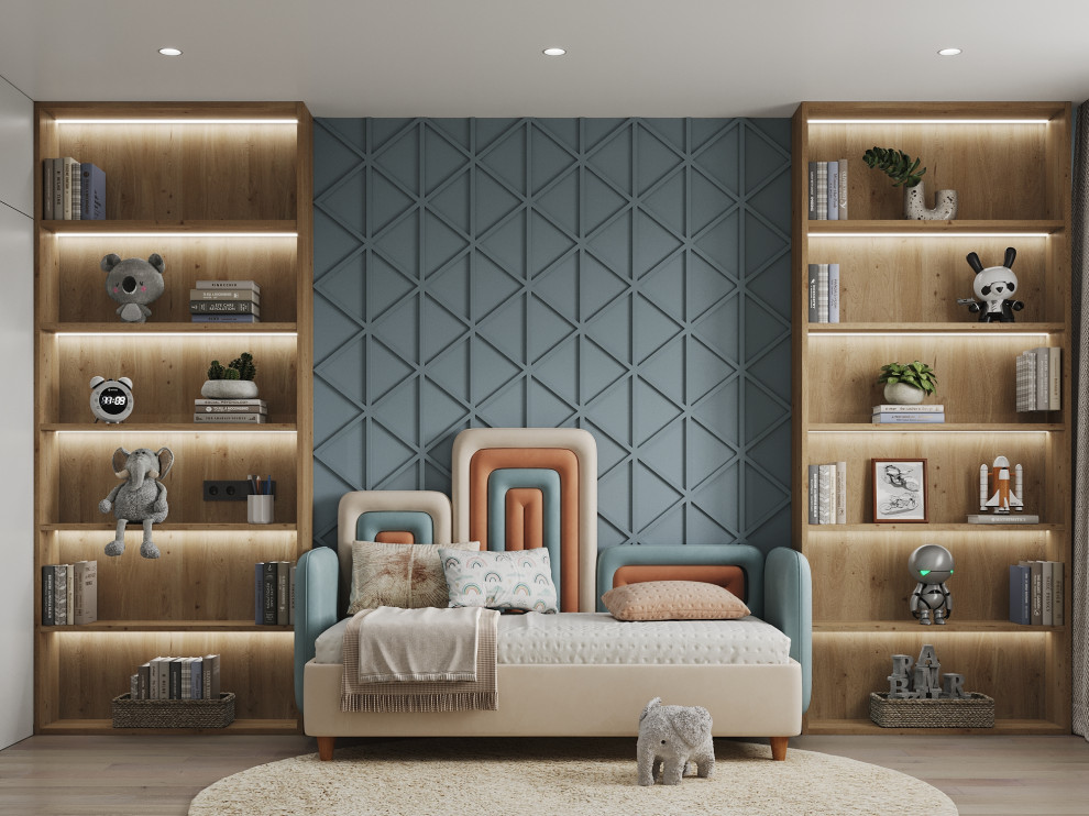 Квартира для молодой семьи с элементами сканди