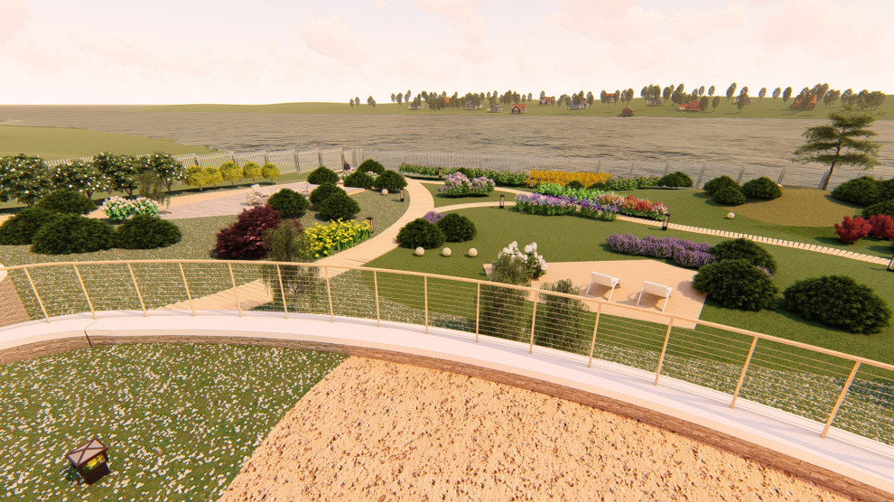 Проект ландшафтного благоустройства в посёлке Ушаково