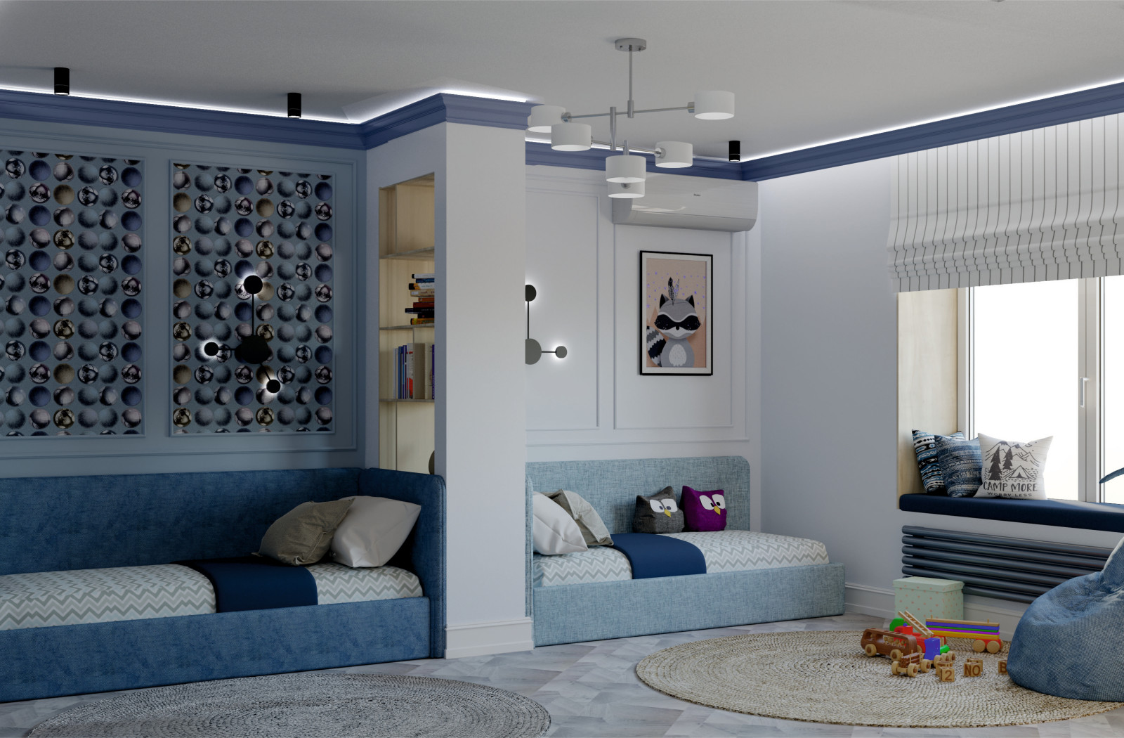 Двухуровневая квартира "Золотые блики" г.Москва