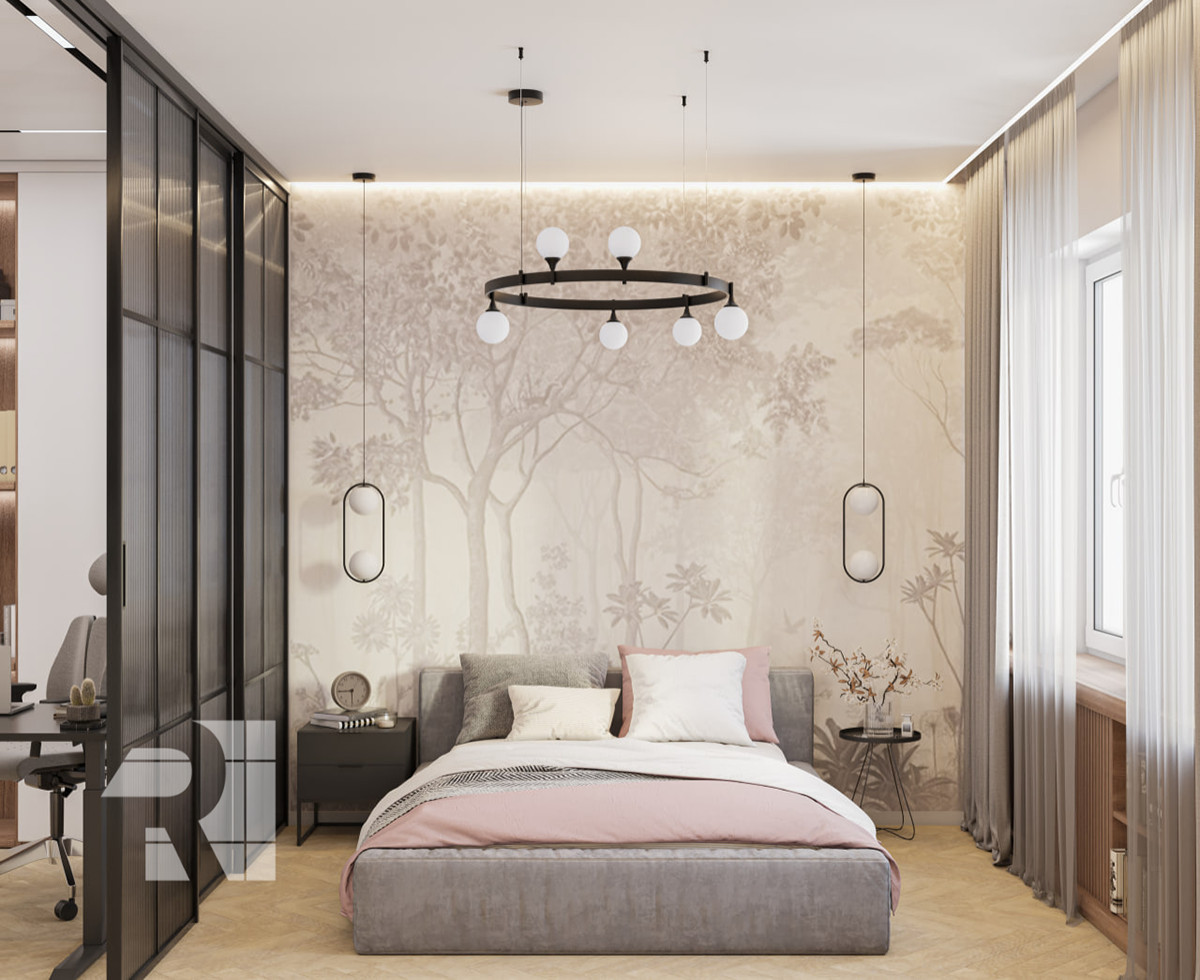 Двухкомнатная квартира в современном стиле