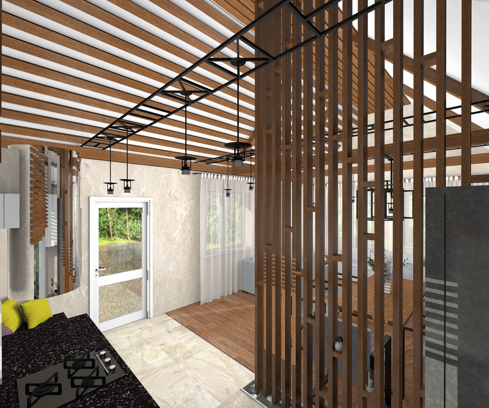 Обложка проекта: Дизайн-проект летнего домика в городе Чапаевск / 2016