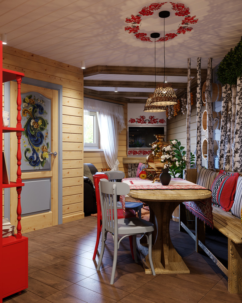 Баня с русскими мотивами