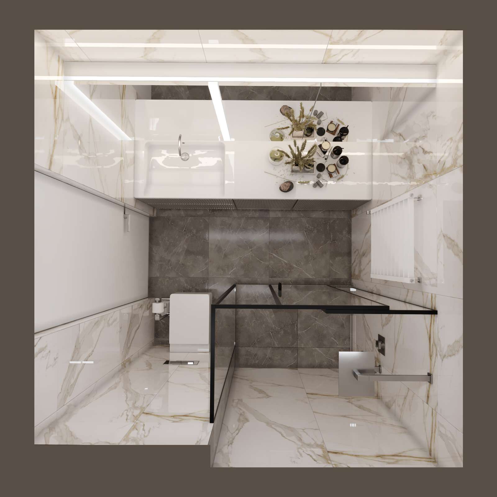 Дизайн квартиры-студии 44 кв.м.в г.Москва ЖК Monodom