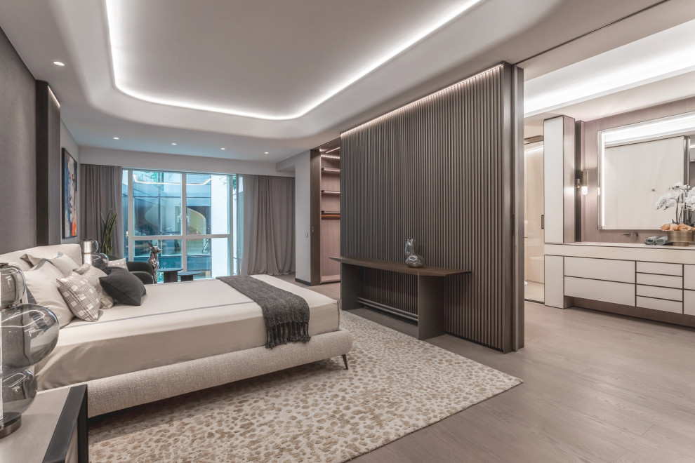 Fusion modern. Interior design of a villa in Monte-Carlo