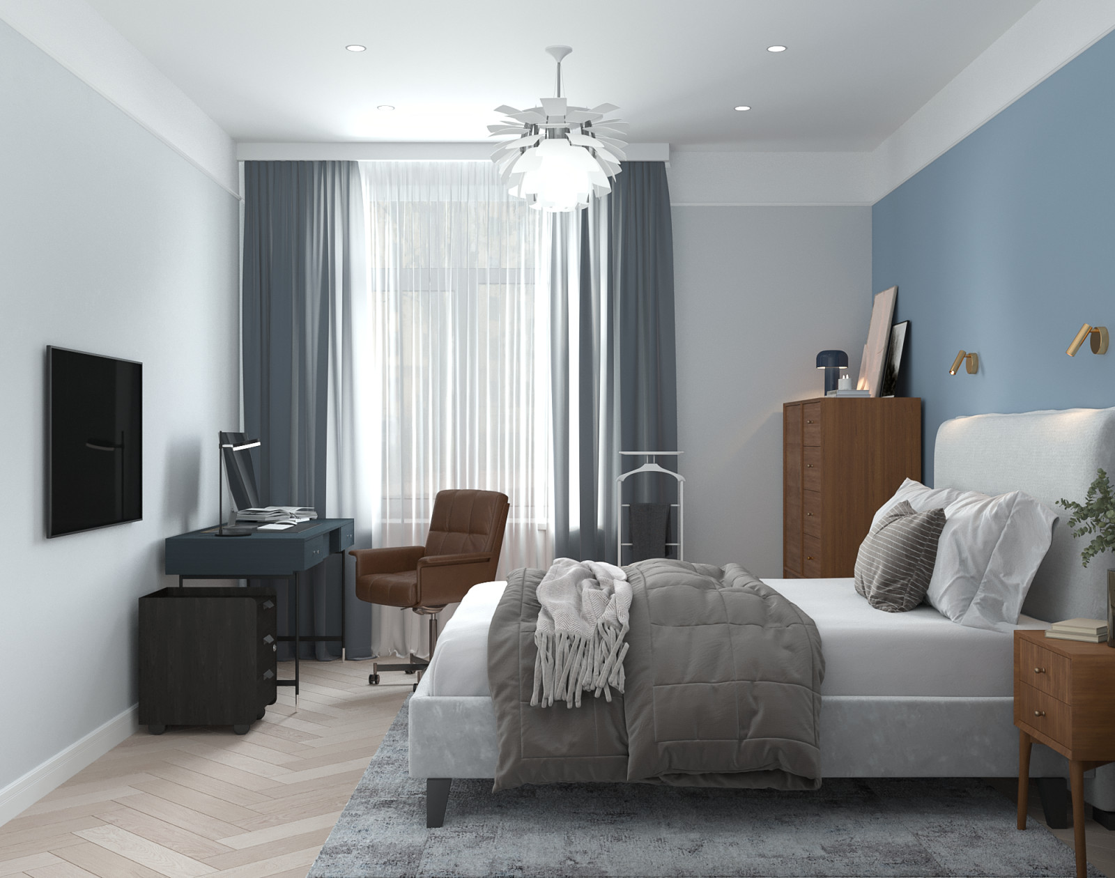 Светлая квартира в "сталинке"