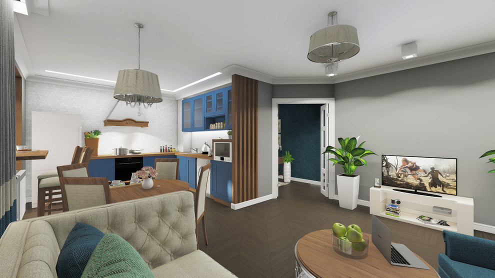 Американско-скандинавский стиль в трешке ленпроекта.)