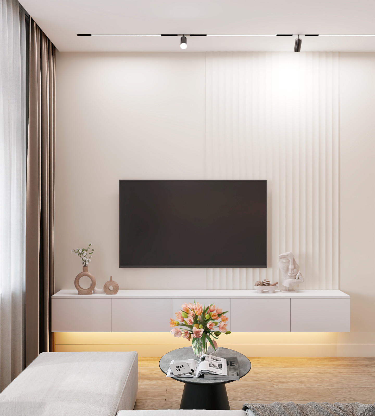 Дизайн проект Московской квартиры для семьи с сыном