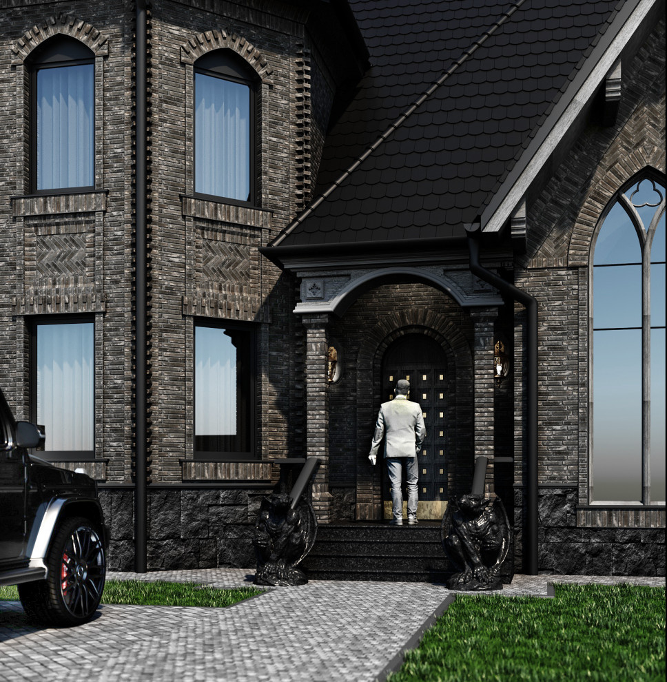 Частный дом в готическом стиле