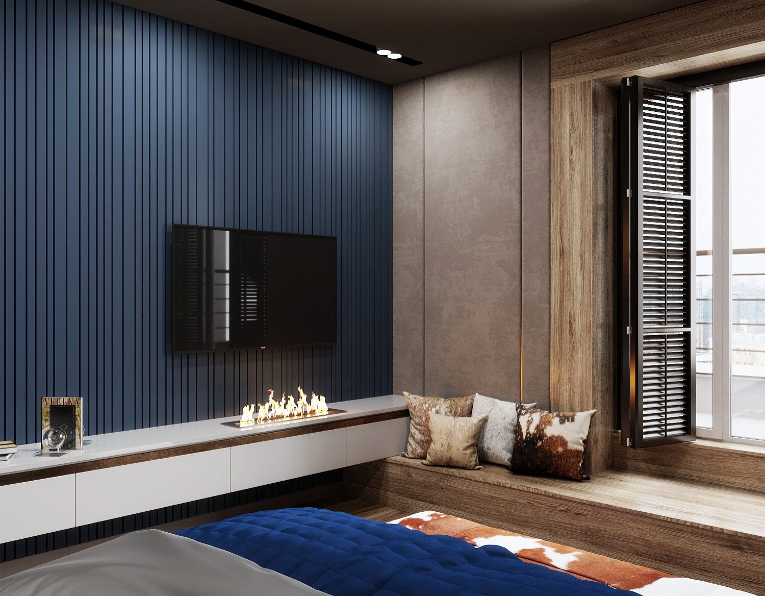 Оттенки синего и не только