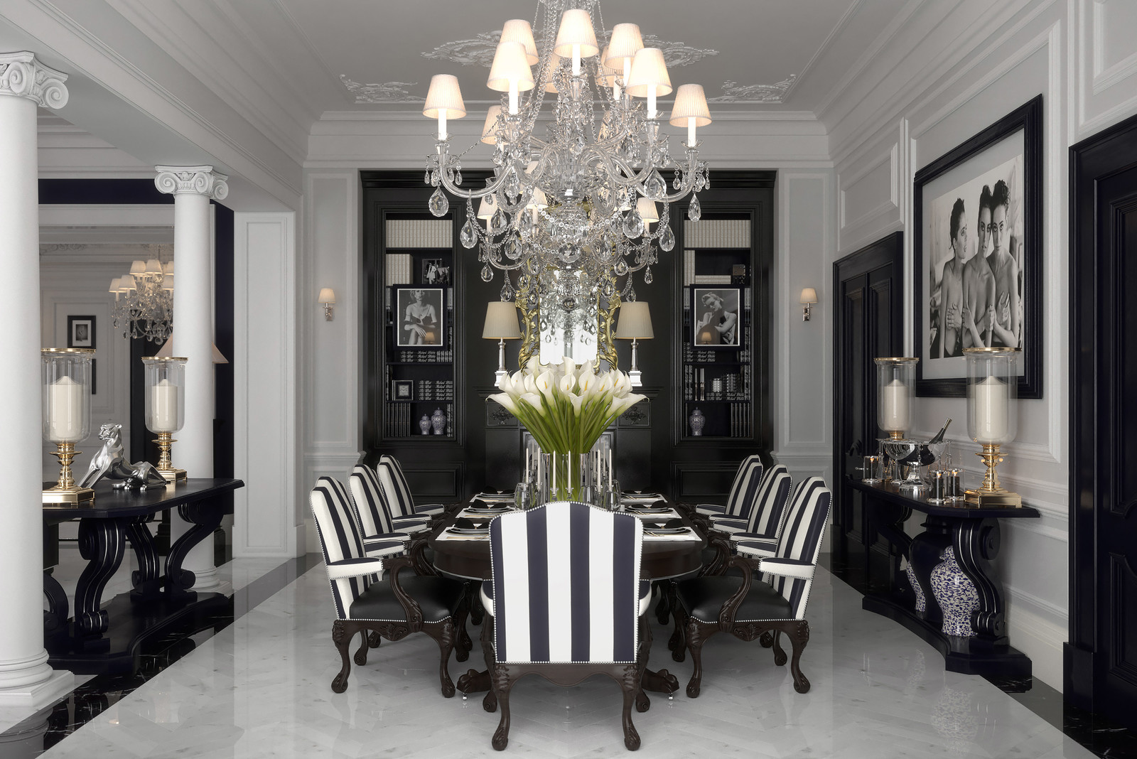 Дизайн интерьера особняка в Серебряном бору