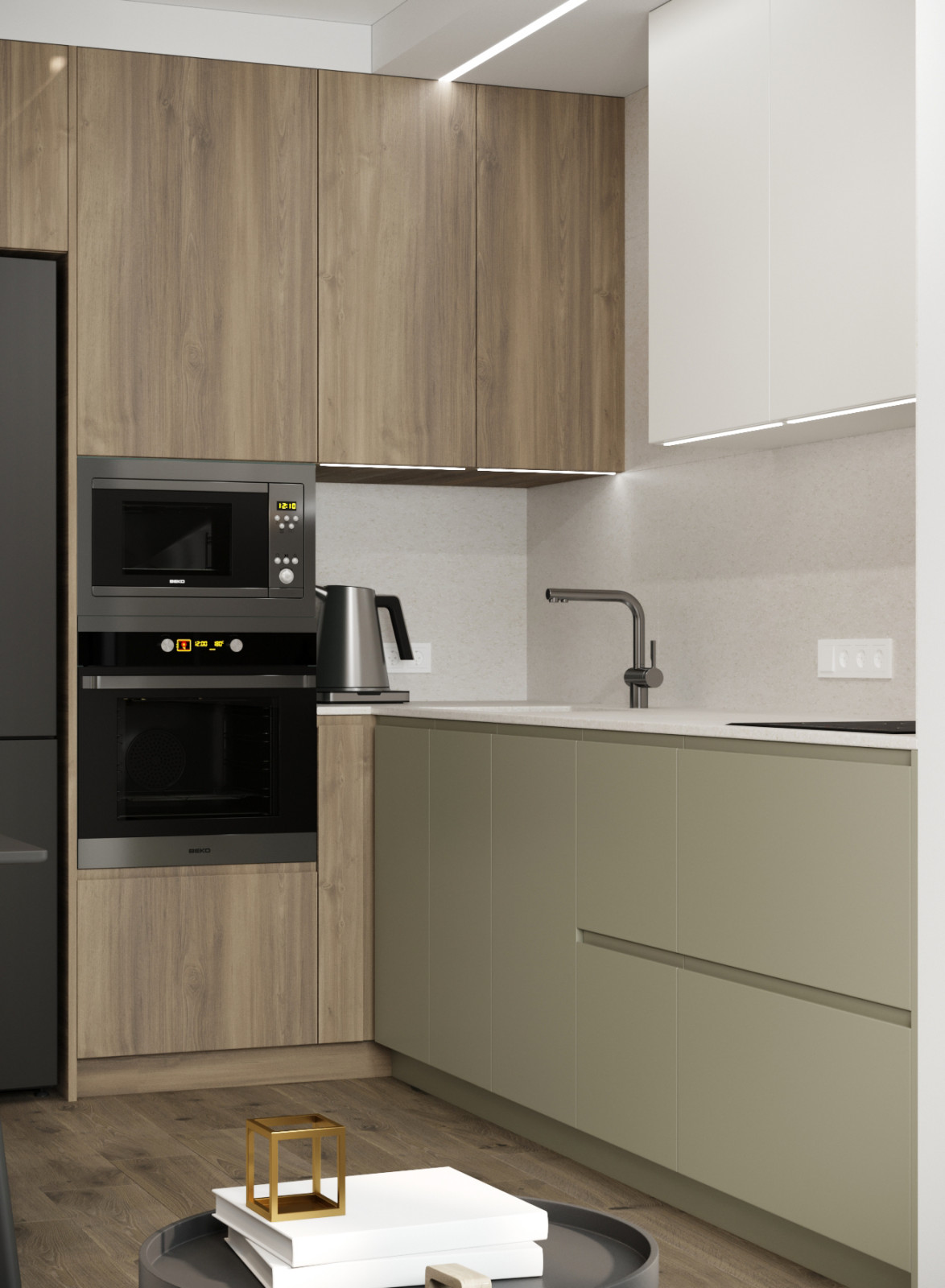 Дизайн-проект квартиры на Авиаторской 72,15 кв.м