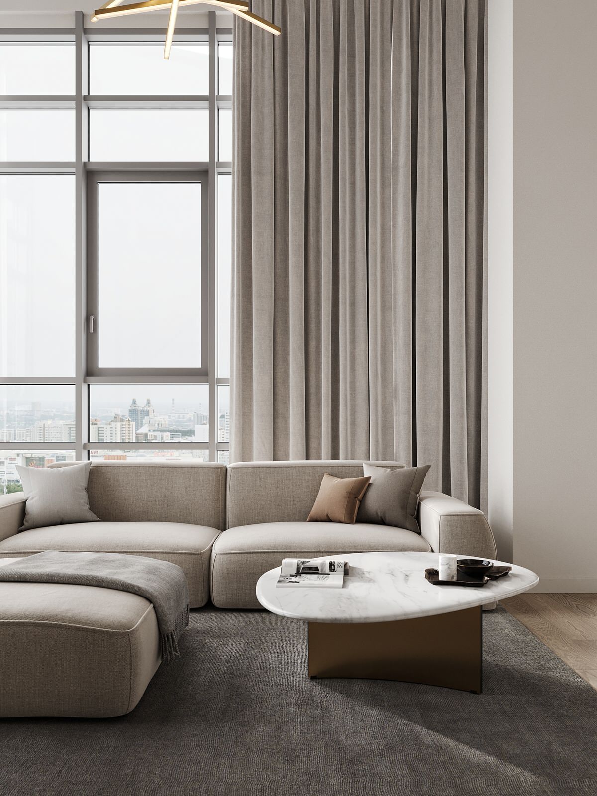 Проект пентхауса в ЖК «Империал» в Архангельске