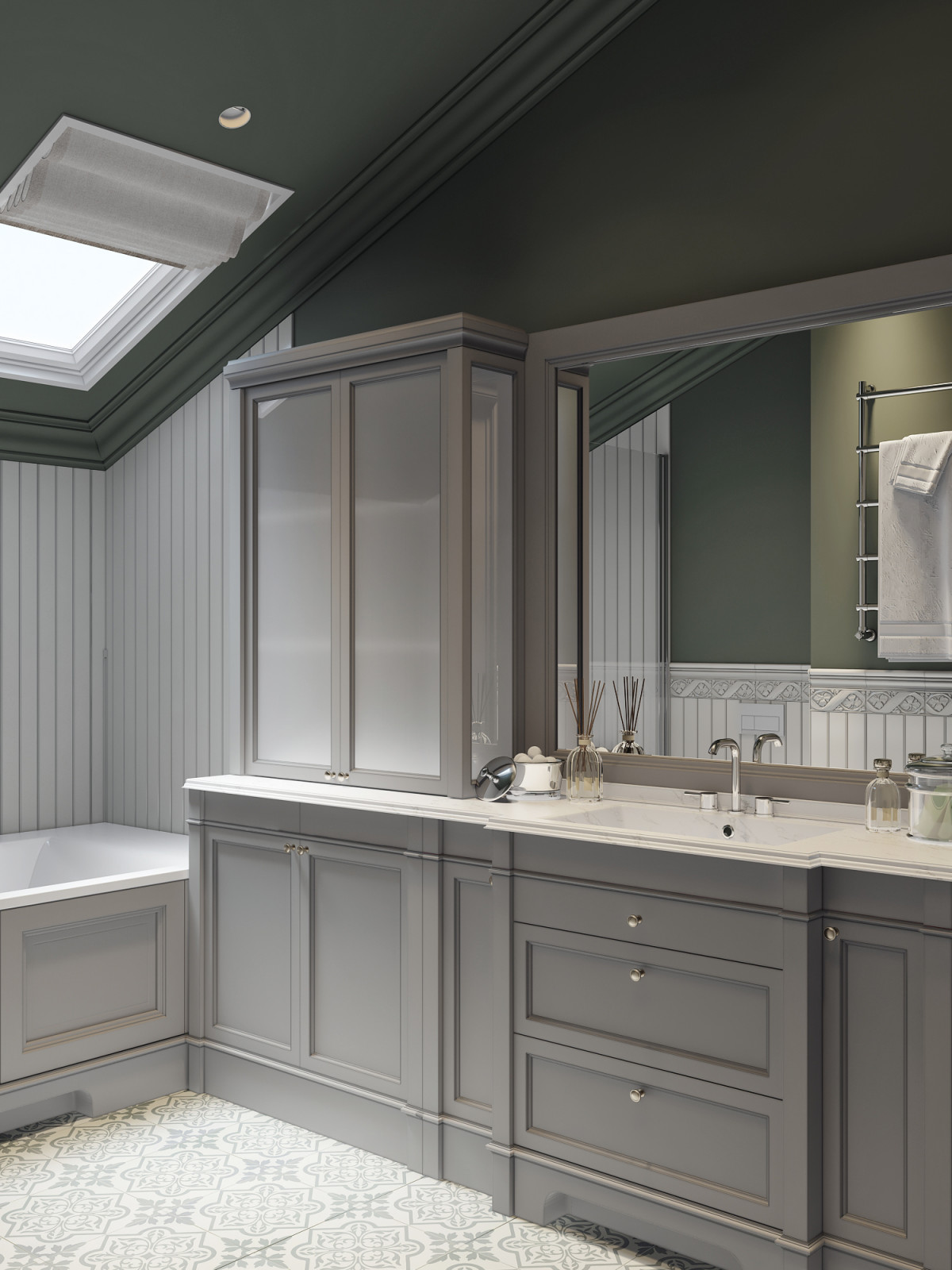 Дом 200 кв. м. 2й этаж, в Американском стиле - Дмитровское шоссе