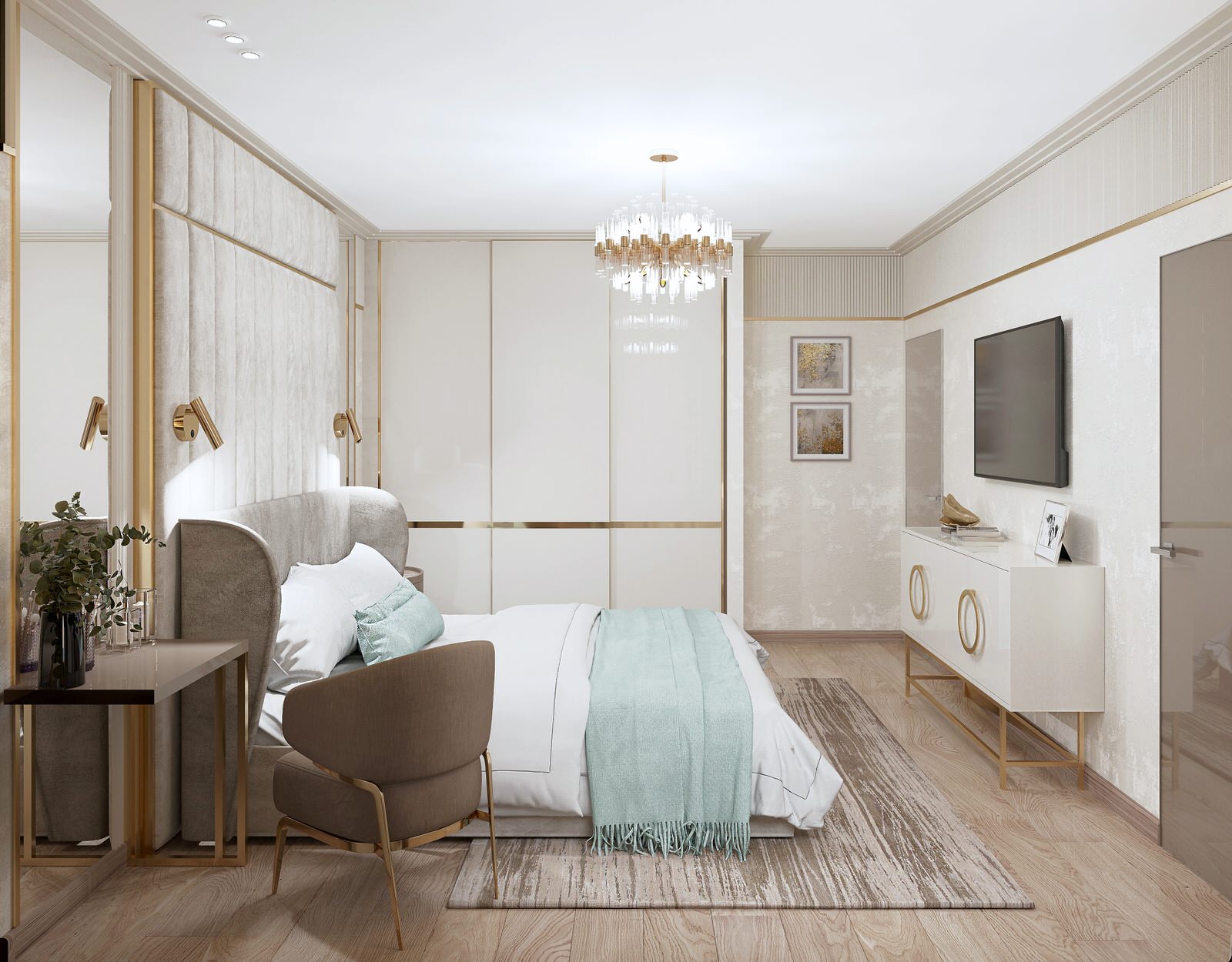 Спальня в частном доме