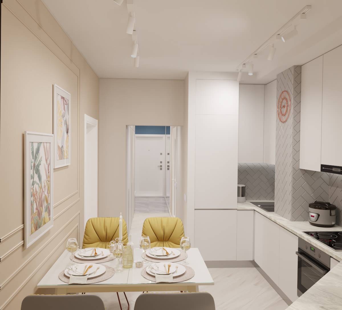 дизайн проект в ЖК_Флагман