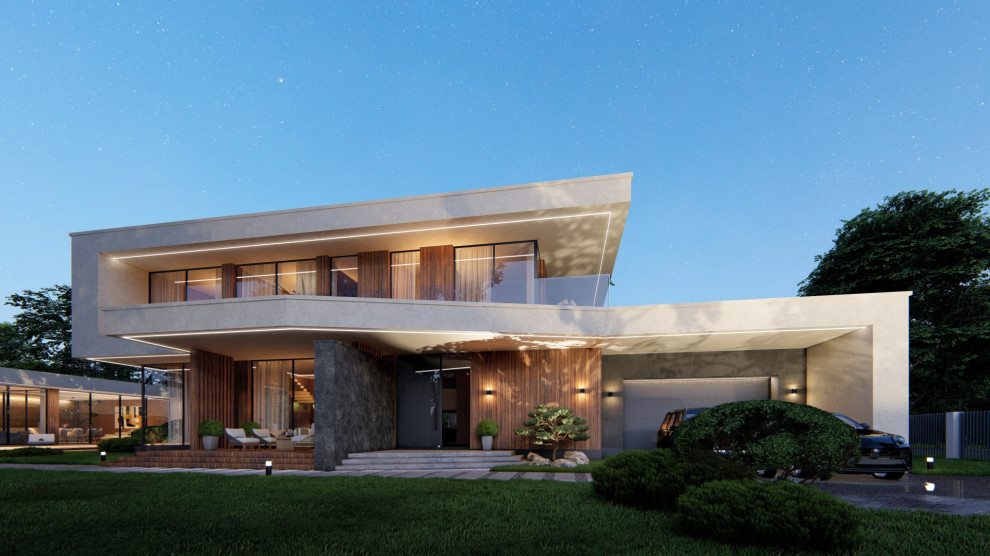 Современный загородный дом с СПА комплексом