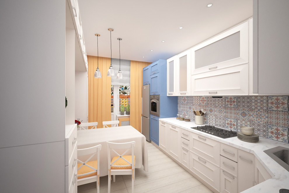 Обложка проекта: Дизайн-проект кухни и сан.узла