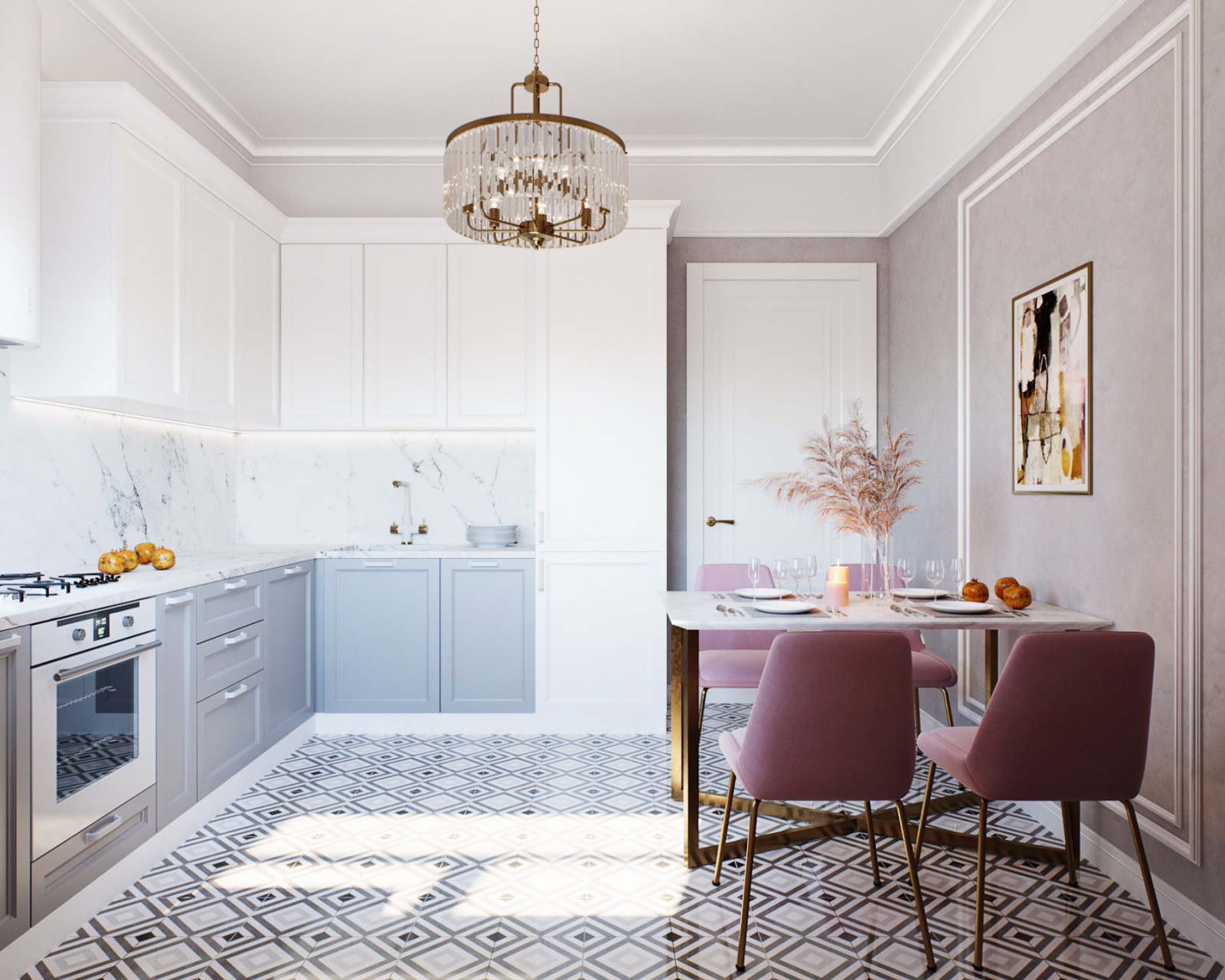 Дизайн однушки в сталинском доме в Москве