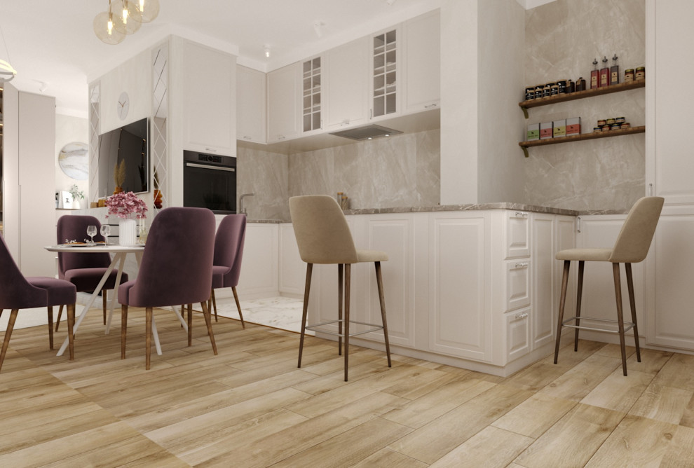 Проект квартиры 75 кв.м г.Тюмень