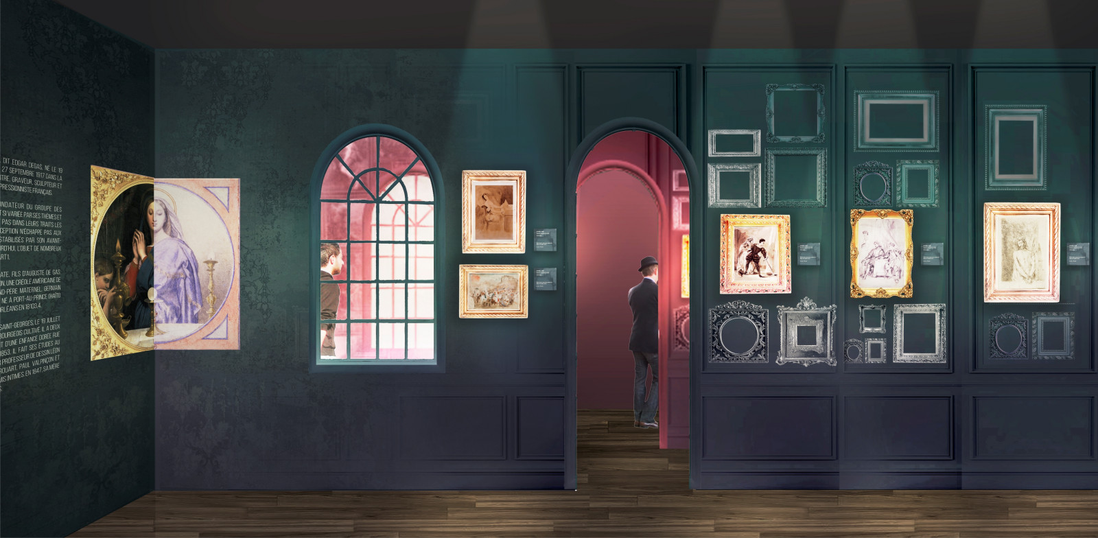 Сценография выставки в Париже