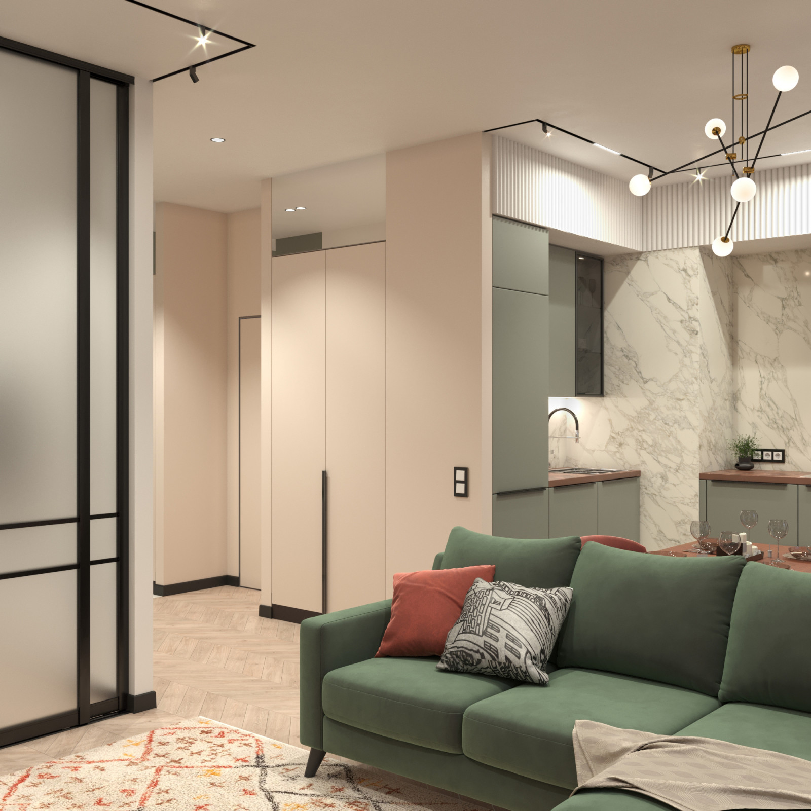 Кухня-гостиная