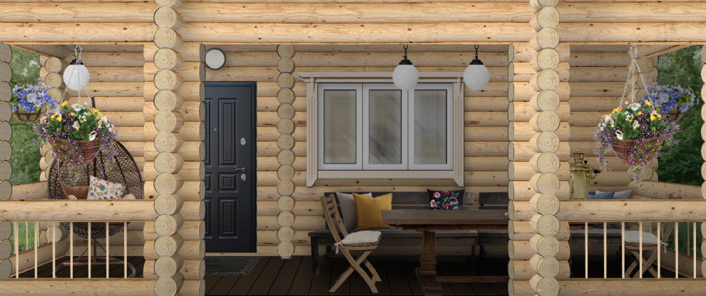 Дача в русском стиле