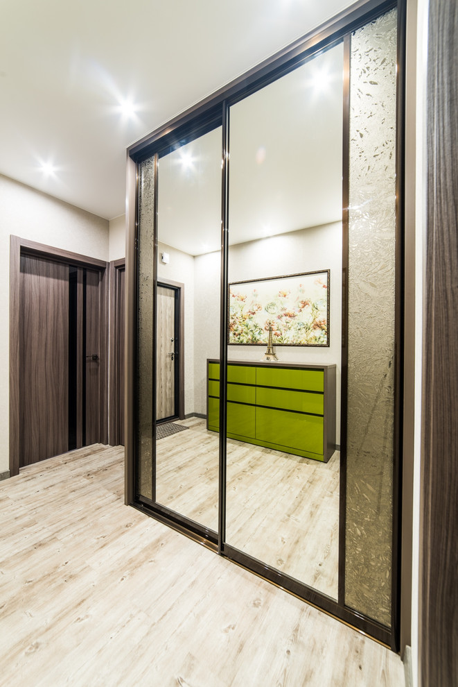 Проект прихожей и горки для гостиной