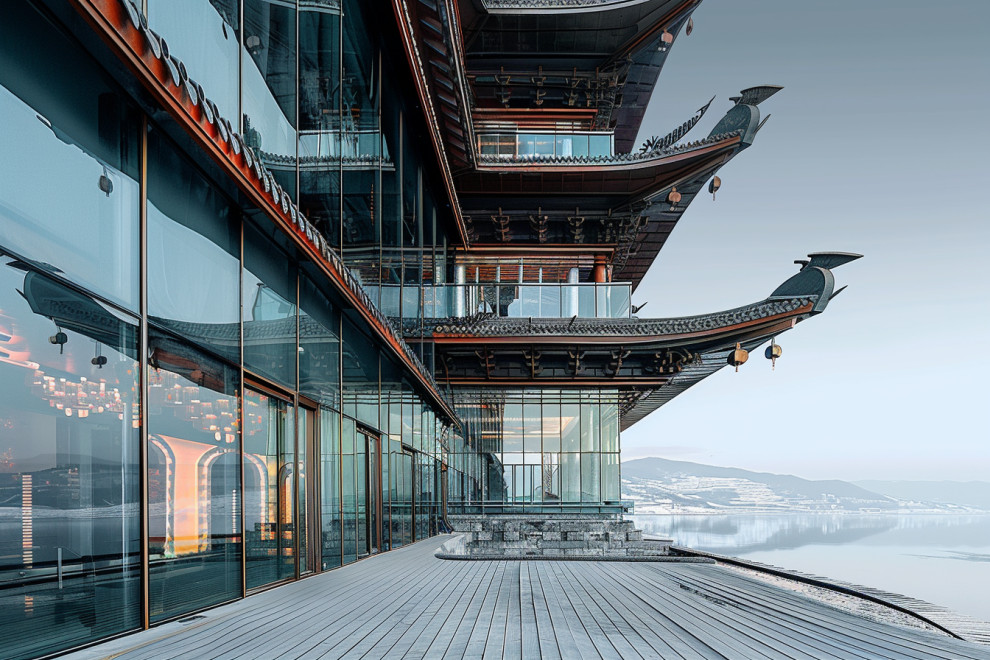 Обложка проекта: Байкал-концепт гостиничного комплекса