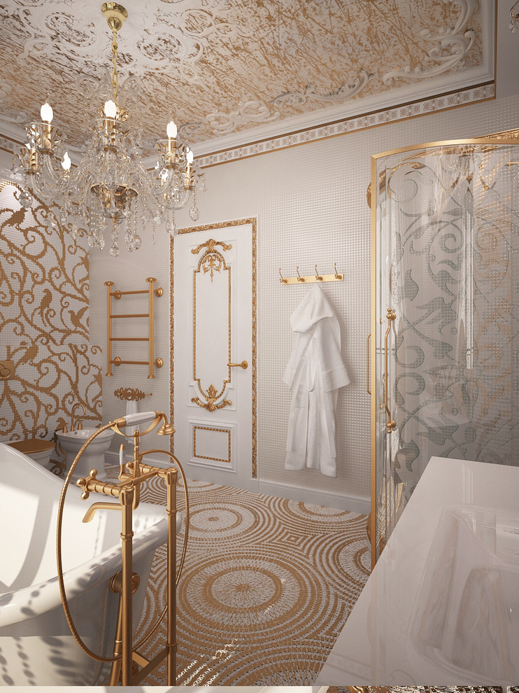 In gold