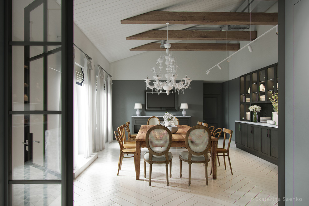 Квартира гостиничного типа в стиле лофт и минимализм.