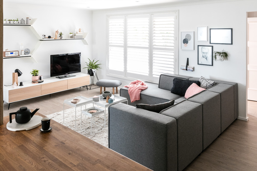 Гостиная в скандинавском стиле