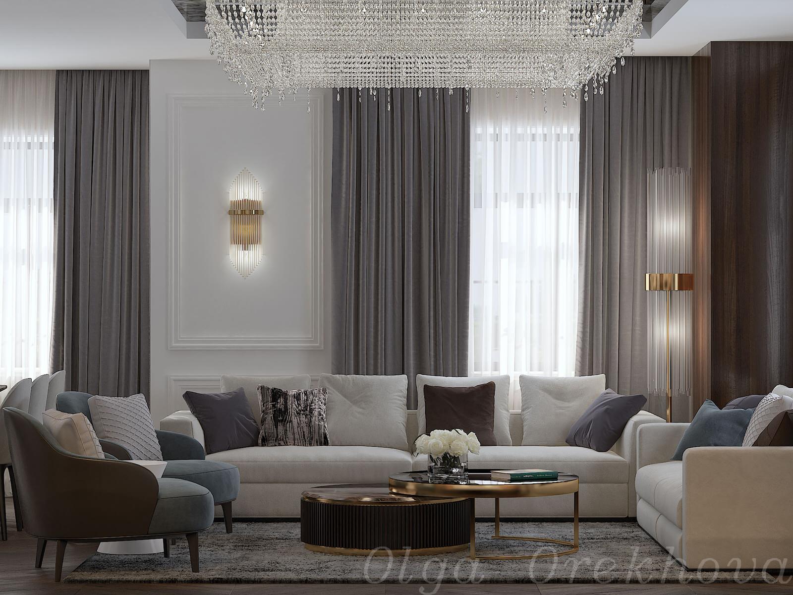 Обложка проекта: Дизайн проект: Загородный дом в Подмосковье