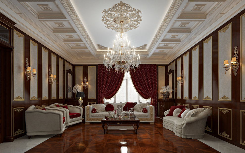 Гостиная в классичеcком стиле