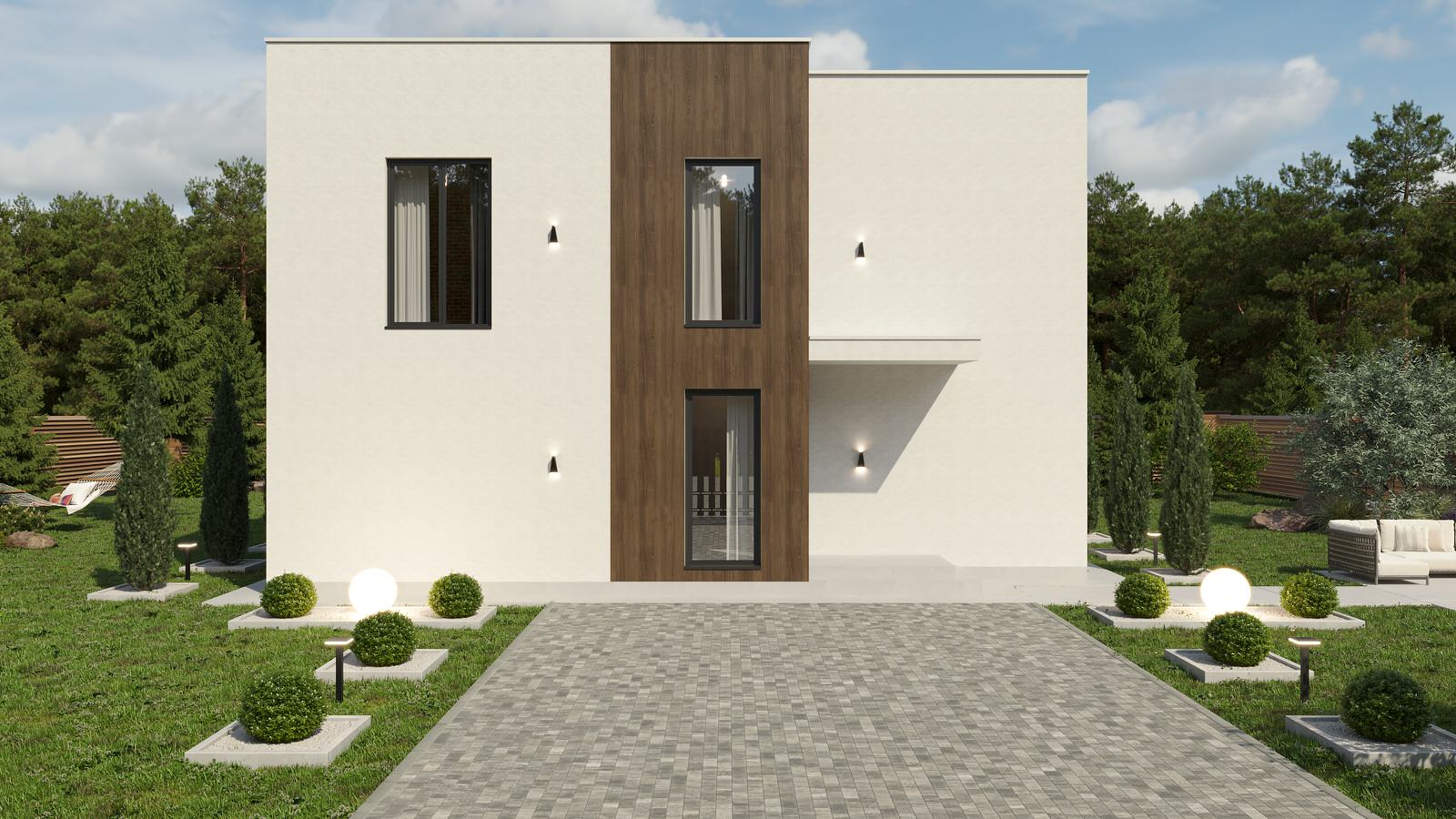 Обложка проекта: Экстерьеры домов